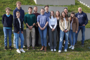 Eine Gruppe der Studierenden