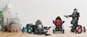 Die PARAVAN PR-Kinderserie (v. l. n. r.): PR 25, PR 35 und PR 35 S – individuell anpassbare Elektrorollstühle für Kinder mit unterschiedlichen Anforderungen an Mobilität, Funktion und Alltagstauglichkeit. Foto: Paravan