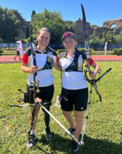 Flora Kliem und EM-Debütantin Jule Lammers